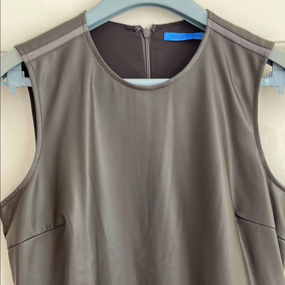 J. McLaughlin Faux Leather dress